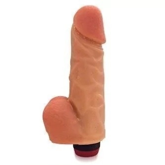 Efectivo: $26.000. MARCUS REALISTICO VIBRADOR (19 cm x 4,5 cm) - 2117-52