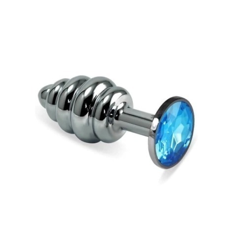 Efectivo: $13.000. STEEL WAVES STRASS ANAL PLUG SMALL (7,4 cm x 2,9 cm) - 1956-53