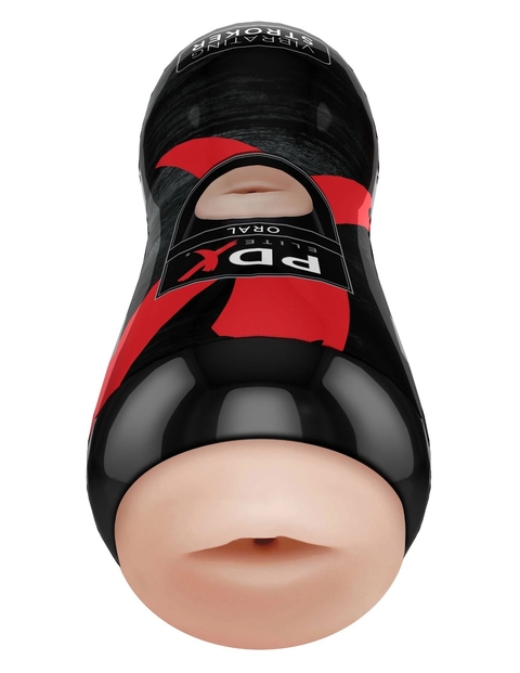 Efectivo: $35.000. PIPEDREAM PDX ELITE VIBRATING ORAL STROKER MASTURBADOR VIBRADOR BOCA (12,7 cm x 3,8 cm) - RD523