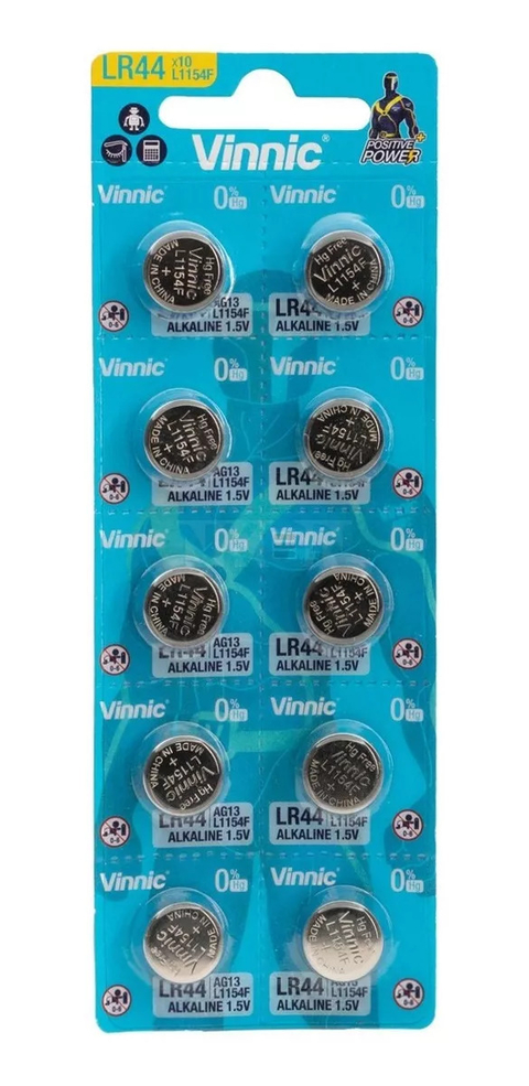 BLISTER X 10 PILAS AG13 - LR44 BLISTER - AG13