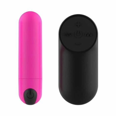 Efectivo: $46.500. ST MINI VIBRADOR RECARGABLE INALAMBRICO BULLET REMOTE FUCSIA (7,5 cm x 3,2 cm) - 19059