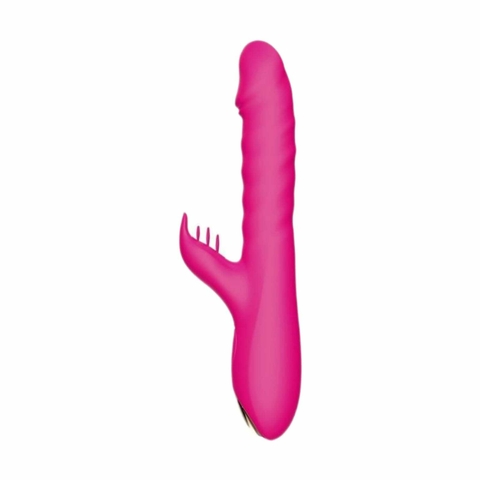 Efectivo: $85.700. ST VIBRADOR RECARGABLE DOBLE LETY (23,8 cm x 4,3 cm) - ST-TOY-009
