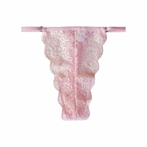 Efectivo: $11.500. SECRETOS INTIMOS / TANGA LESS DE PUNTILLA REGULABLE - L106