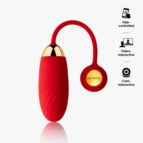 Efectivo: $152.000. SVAKOM ELLA NEO VIBRADOR (INALAMBRICO, BLUETOOTH, APP CONTROL, RECARGABLE USB, 21,5 cm x 3,3 cm) - 14741