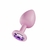 SILICONE ANAL PLUG SMALL ROSADO (7 cm x 3 cm) - 1956-33ROS - comprar online