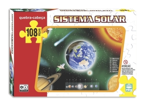 QUEBRA-CABEÇA 108 PEÇAS SISTEMA SOLAR