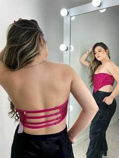 CORSELET LAS VEGAS ROSA - comprar online