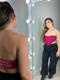 CORSELET LAS VEGAS ROSA
