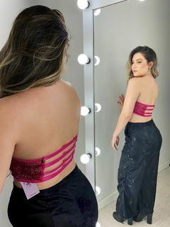 CORSELET LAS VEGAS ROSA na internet