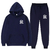 Moletom com capuz e calça de moletom masculino e feminino, Harajuku Running Spo - loja online