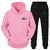 Moletons masculinos e femininos com calças de corrida, roupas esportivas casuai-Drip Waves - Drip Waves 