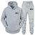 Moletons masculinos e femininos com calças de corrida, roupas esportivas casuai-Drip Waves - comprar online