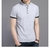 Camiseta masculina BreezeTouch: Estilosa com gola alta e meio botão, oferecendo conforto e um toque suave em um design elegante - In Brasil Express