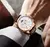 Relógio Prestige masculino de quartzo luxuoso com pulseira de couro, à prova d’água, esportivo e casual da mais alta qualidade. - In Brasil Express