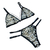 Conjuntos de sutiã Essência de Orquídea: renda para mulheres , sem costura, lingerie ultrafina - loja online