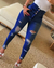 Calça Jeans abotoado de cintura alta feminina - comprar online