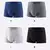 Cueca Boxer Shorts Infinity: Conforto e estilo com seda de leite, design moderno e proteção antibacteriana 8 peças por lote na internet