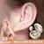 NanoTunes: Mini fones de ouvido invisíveis com redução de ruído, conexão sem fio Bluetooth 5.3 e qualidade de som estéreo hifi - comprar online