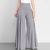 Calça larga de cintura alta feminina, super elegante, calça flare, casual, monocromática