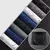 Cueca Boxer Shorts Infinity: Conforto e estilo com seda de leite, design moderno e proteção antibacteriana 8 peças por lote