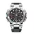 Tech Dual Time: Relógio de pulso masculino com display LCD duplo, à prova d’água até 50 metros, ideal para esportes e atividades ao ar livre.