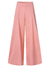 Imagem do Calça larga de cintura alta feminina, super elegante, calça flare, casual, monocromática