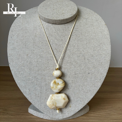 Colar Malu (Bege Mesclado) - C - 186