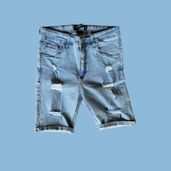BERMUDA LEW YES CELESTE CON ROTURAS T 40