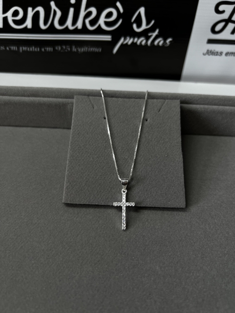 CORDÃO VENEZIANA 60CM + CRUCIFIXO CRAV. - comprar online