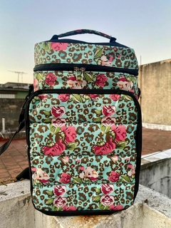 Mochila-bolso matero print