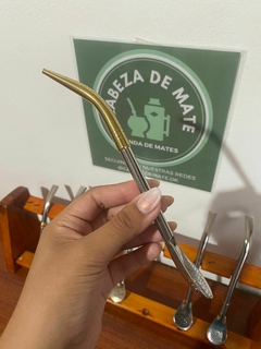 Bombilla pico de loro bronce en internet