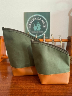 Yerbera y azucarera verde