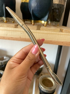 Bombillon de alpaca con cuchara - comprar online