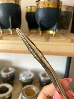Bombillon de alpaca con cuchara - Cabeza de Mate Tienda de Mates