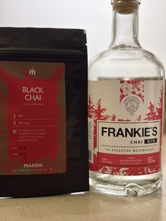 Combo Botella de FRANKIE´S CHAI Gin + Blend de Té Black Chai Marsai
