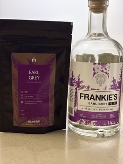 Combo Botella de FRANKIE´S EARL GREY Gin + Blend de Té Earl Grey Marsai