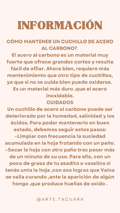 CUIDADO DE CUCHILLAS