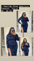 Vestido blue abertura