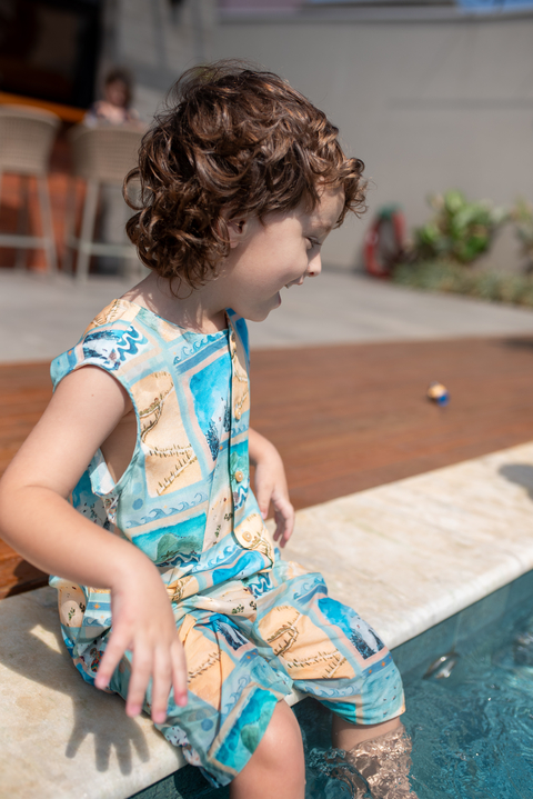 Macacão masculino infantil Lei Natural - comprar online