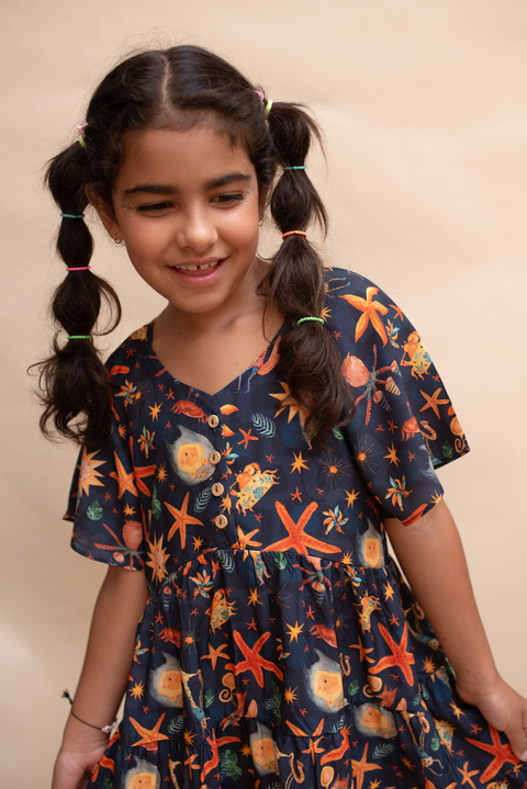 Vestido infantil Bandinha - Bloco na rua - comprar online