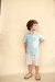 Camisa listrinhas da cor do mar - comprar online