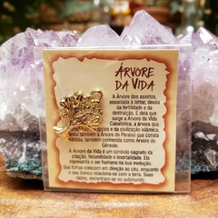Mini Talismã da Sorte de Bolsa ou Carteiras - Árvore da vida