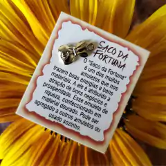 Mini Talismã da Sorte de Bolsa ou Carteiras -  Saco da Fortuna