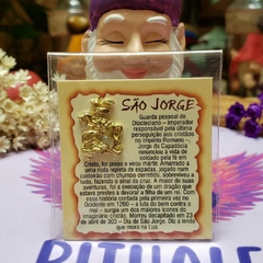Mini Talismã da Sorte de Bolsa ou Carteiras - São Jorge