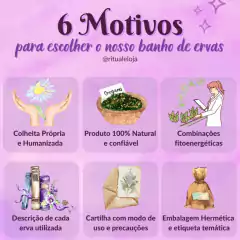 Banho de Ervas Sedução - Desperta a atração e magnetismo pessoal - Rituale 
