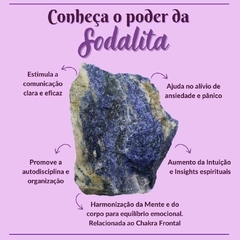 Sodalita Rolada - Clareza Mental e Direcionamento - comprar online