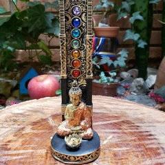Incensário Vertical Buda - 7 Chakras - comprar online