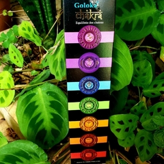 Incenso de Massala Goloka - Chakras - loja online