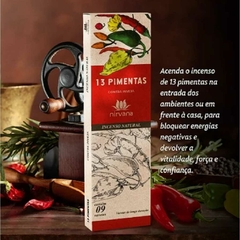 Incenso natural Nirvana - 13 Pimentas: Contra inveja - comprar online