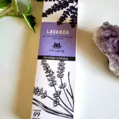Incenso Natural Nirvana - Lavanda: Reconforto e Age contra o estresse